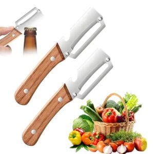 Wooden handle peeler