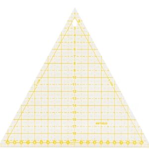Triangle quilting ruler