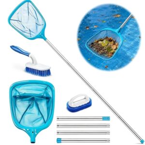 Swimming pool skimmer net